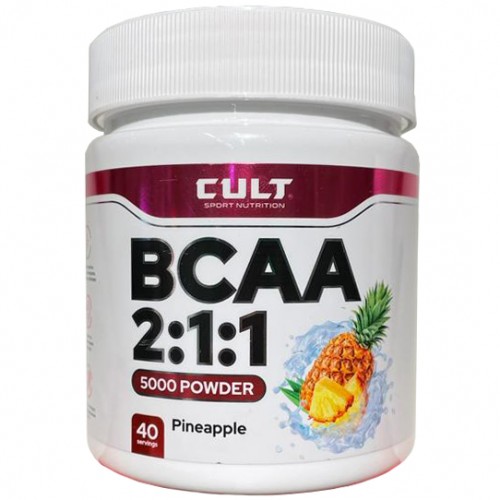 фото Аминокислота bcaa 2:1:1 cult 5000 powder- вишня 200 гр cult sport nutrition