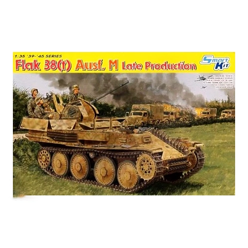 

Сборная модель Dragon 1/35 Flak 38t Ausf M Late Production 6590