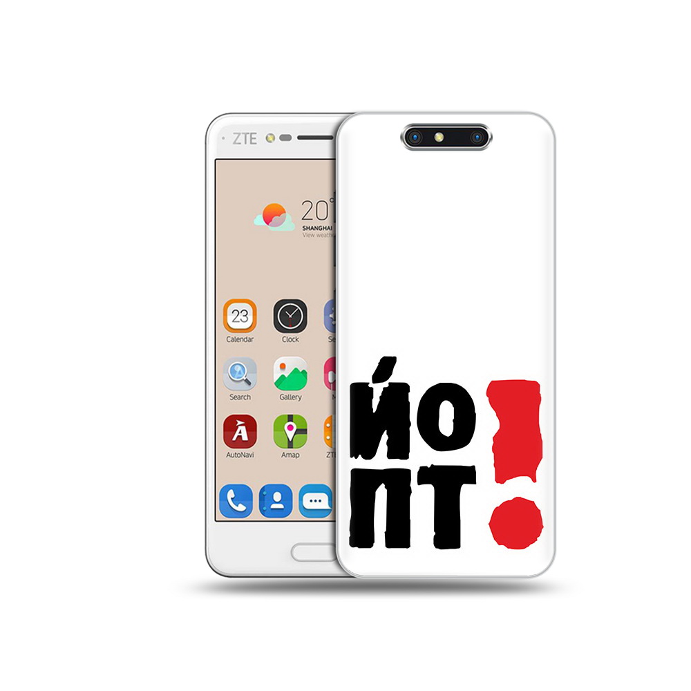 Чехол MyPads Tocco для ZTE Blade V8 надписть абстракция (PT100217.451.494)