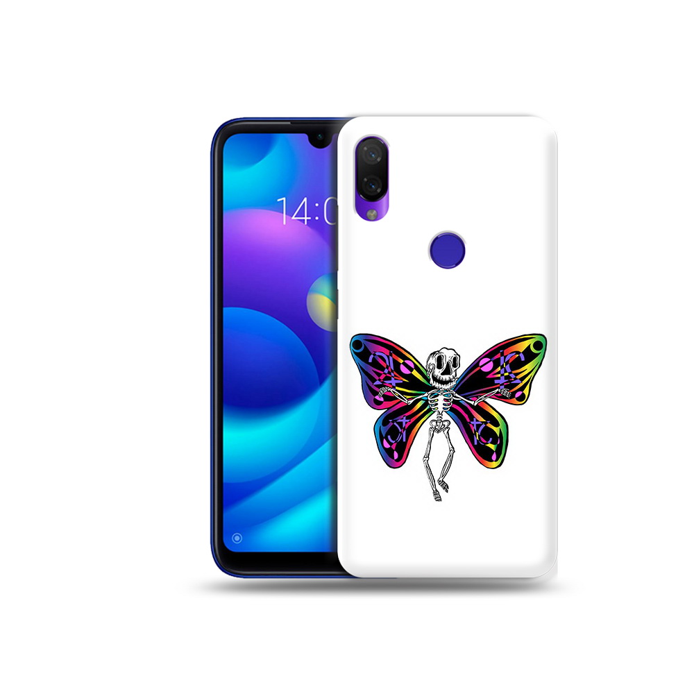 

Чехол MyPads Tocco для Xiaomi Mi Play эффект бабочки (PT128724.322.701), Прозрачный, Tocco
