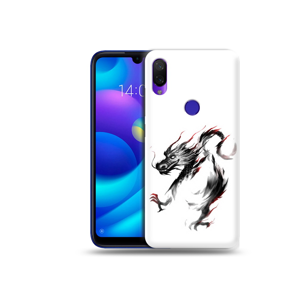 

Чехол MyPads Tocco для Xiaomi Mi Play черный дракон (PT128724.322.690), Прозрачный, Tocco