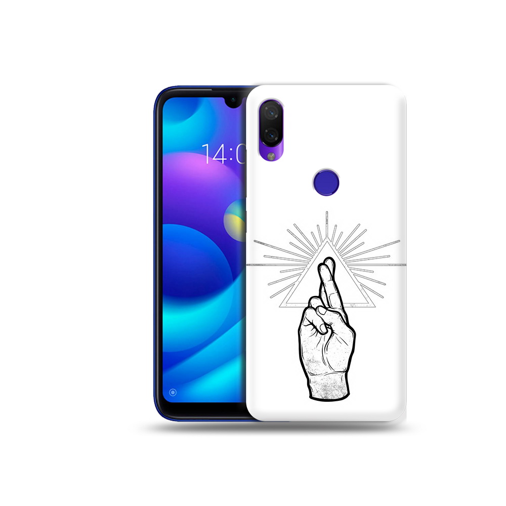 

Чехол MyPads Tocco для Xiaomi Mi Play черно белая рука (PT128724.322.681), Прозрачный, Tocco