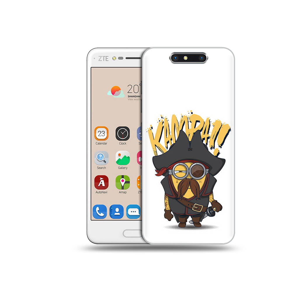 

Чехол MyPads Tocco для ZTE Blade V8 миньон пират (PT100217.451.476), Прозрачный, Tocco