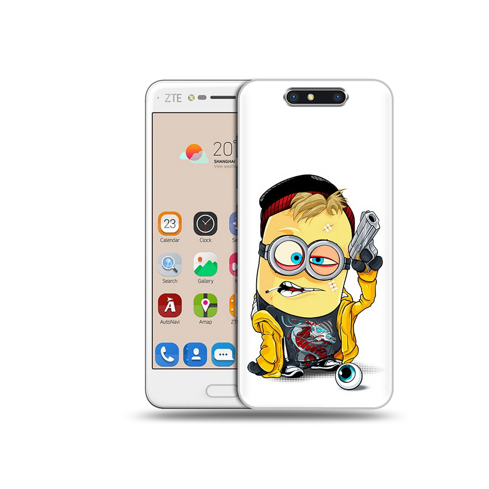 Чехол MyPads Tocco для ZTE Blade V8 миньон бандит (PT100217.451.475)