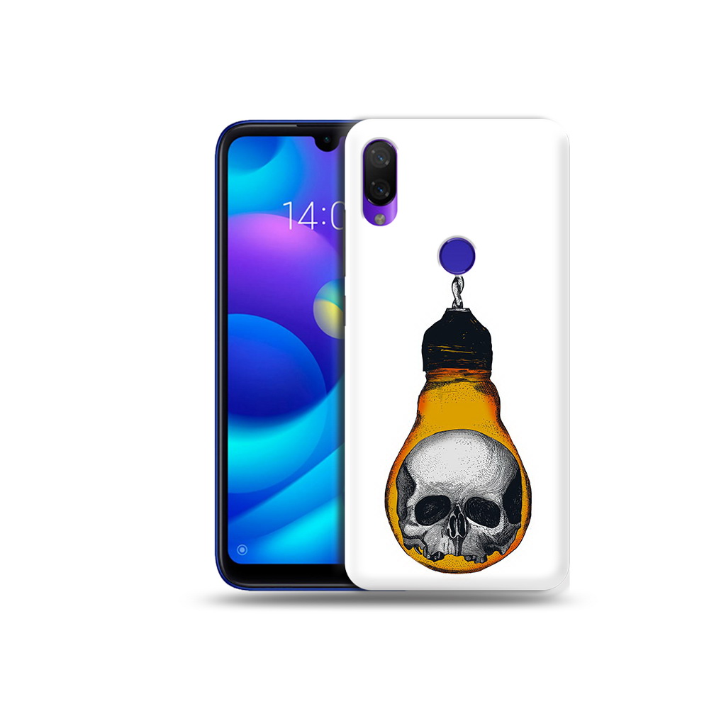 Чехол MyPads Tocco для Xiaomi Mi Play череп в лампочке (PT128724.322.676)