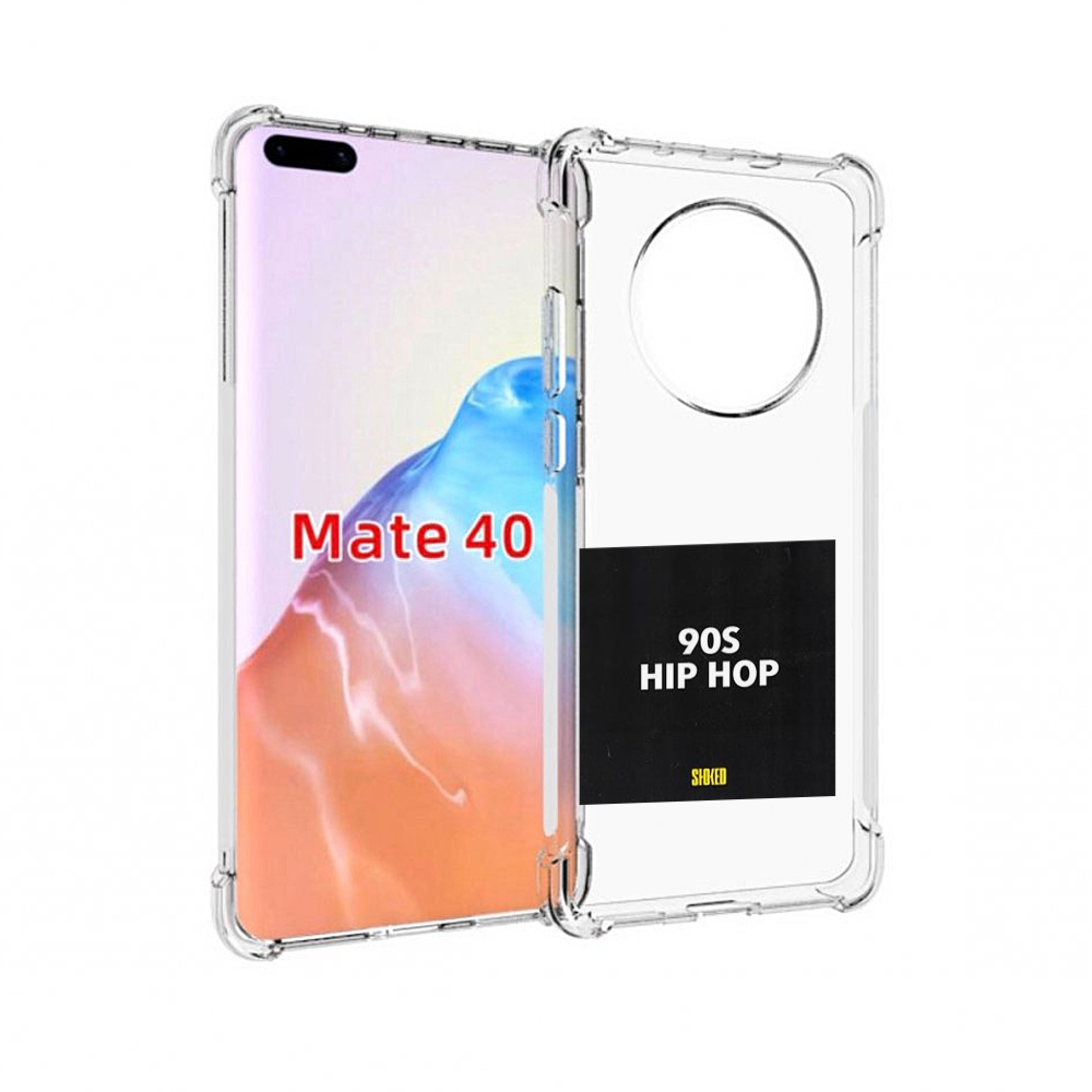 

Чехол MyPads Tocco для Huawei Mate 40 Eazy-E 90S Hip Hop, Прозрачный, Tocco