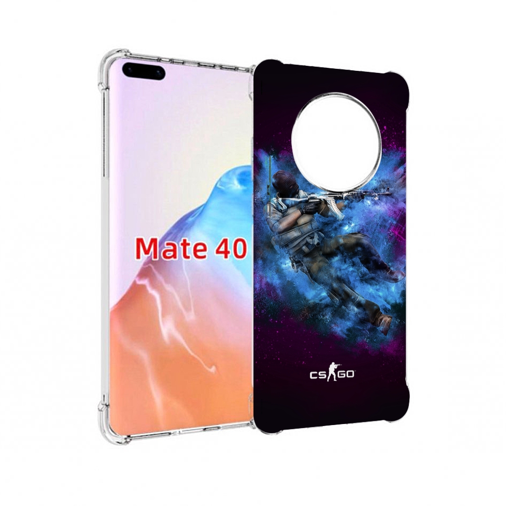 

Чехол MyPads Tocco для Huawei Mate 40 CS-go-террорист, Прозрачный, Tocco