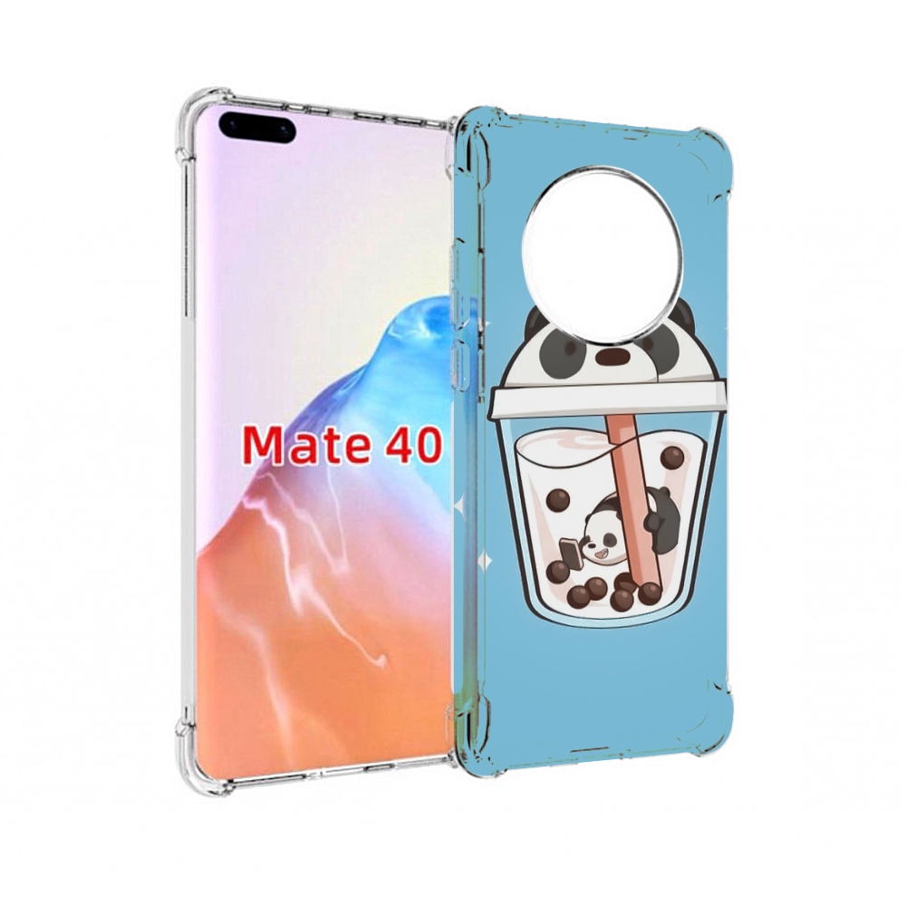 

Чехол MyPads Tocco для Huawei Mate 40 Bubble tea, Прозрачный, Tocco