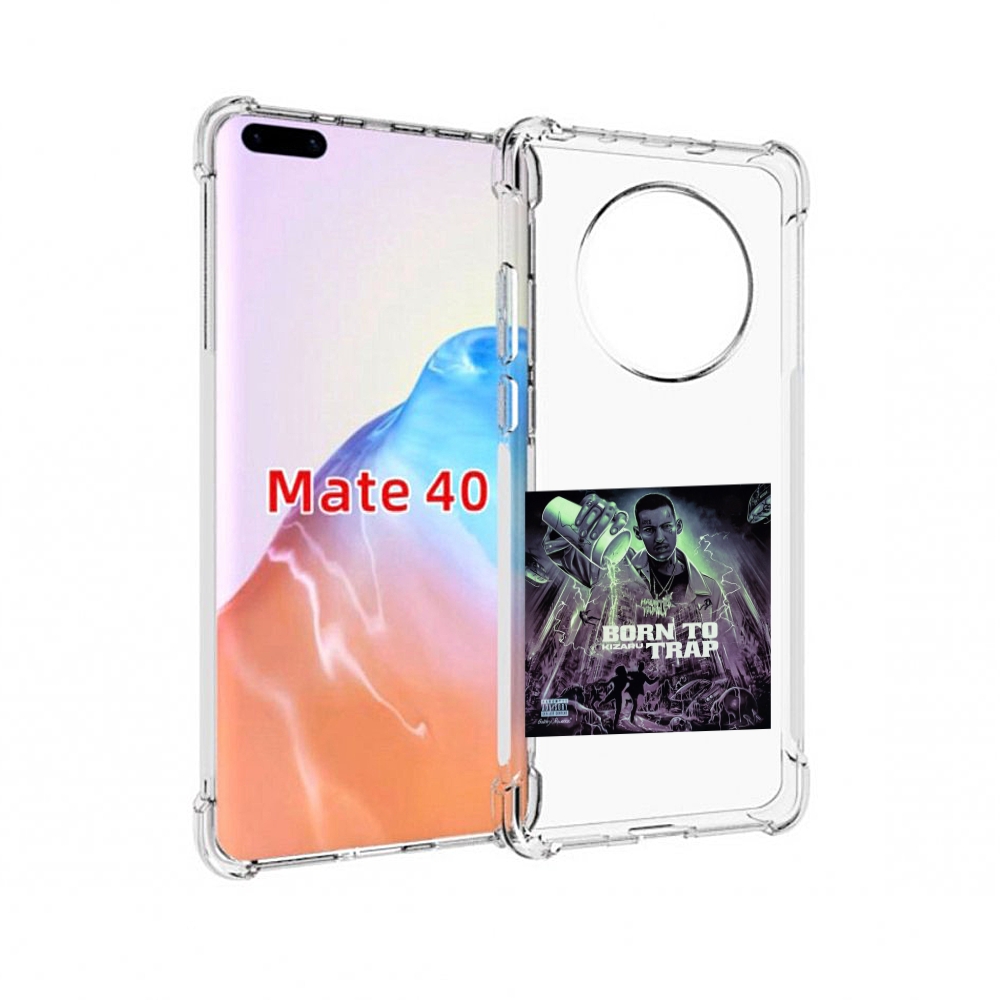 

Чехол MyPads Tocco для Huawei Mate 40 Born to Trap Kizaru, Прозрачный, Tocco