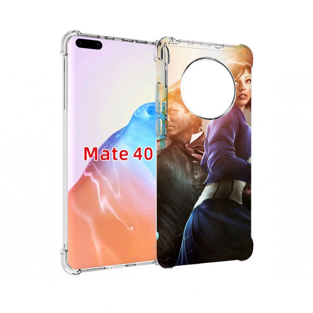

Чехол MyPads Tocco для Huawei Mate 40 Bioshock Infinite, Прозрачный, Tocco