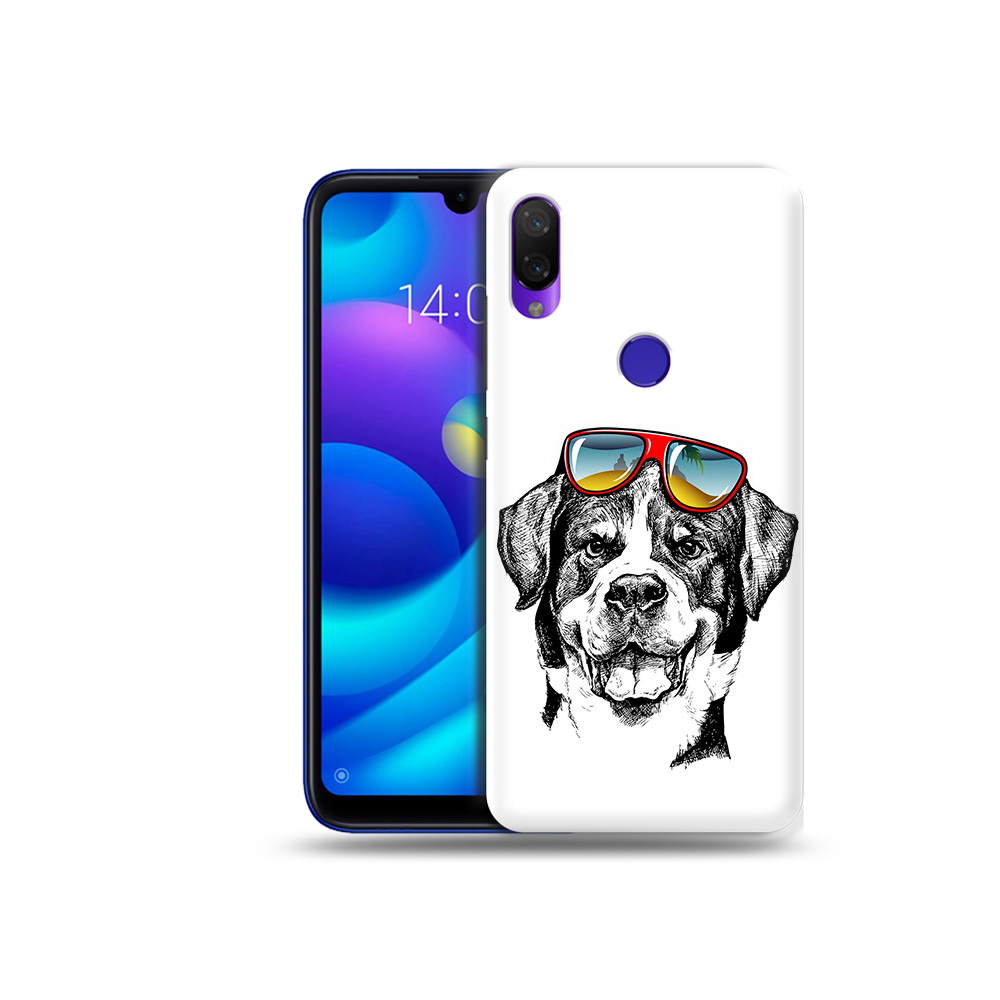 

Чехол MyPads Tocco для Xiaomi Mi Play счастливая собака (PT128724.322.631), Прозрачный, Tocco