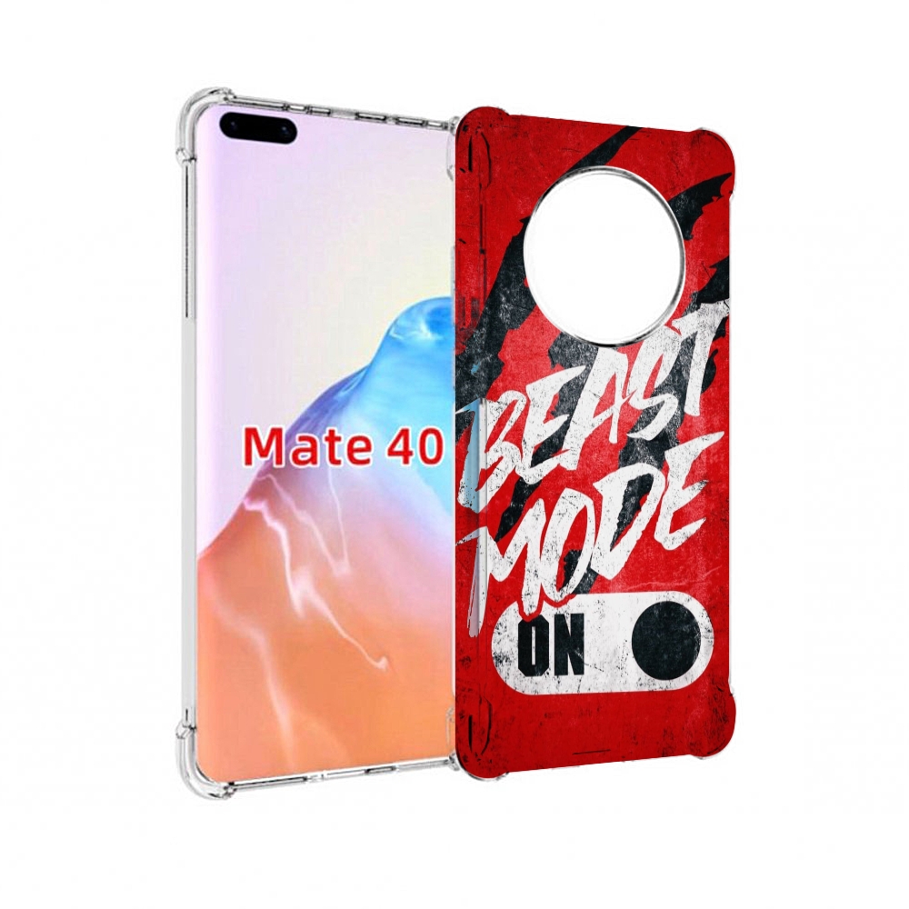 

Чехол MyPads Tocco для Huawei Mate 40 BEAST inside You, Прозрачный, Tocco