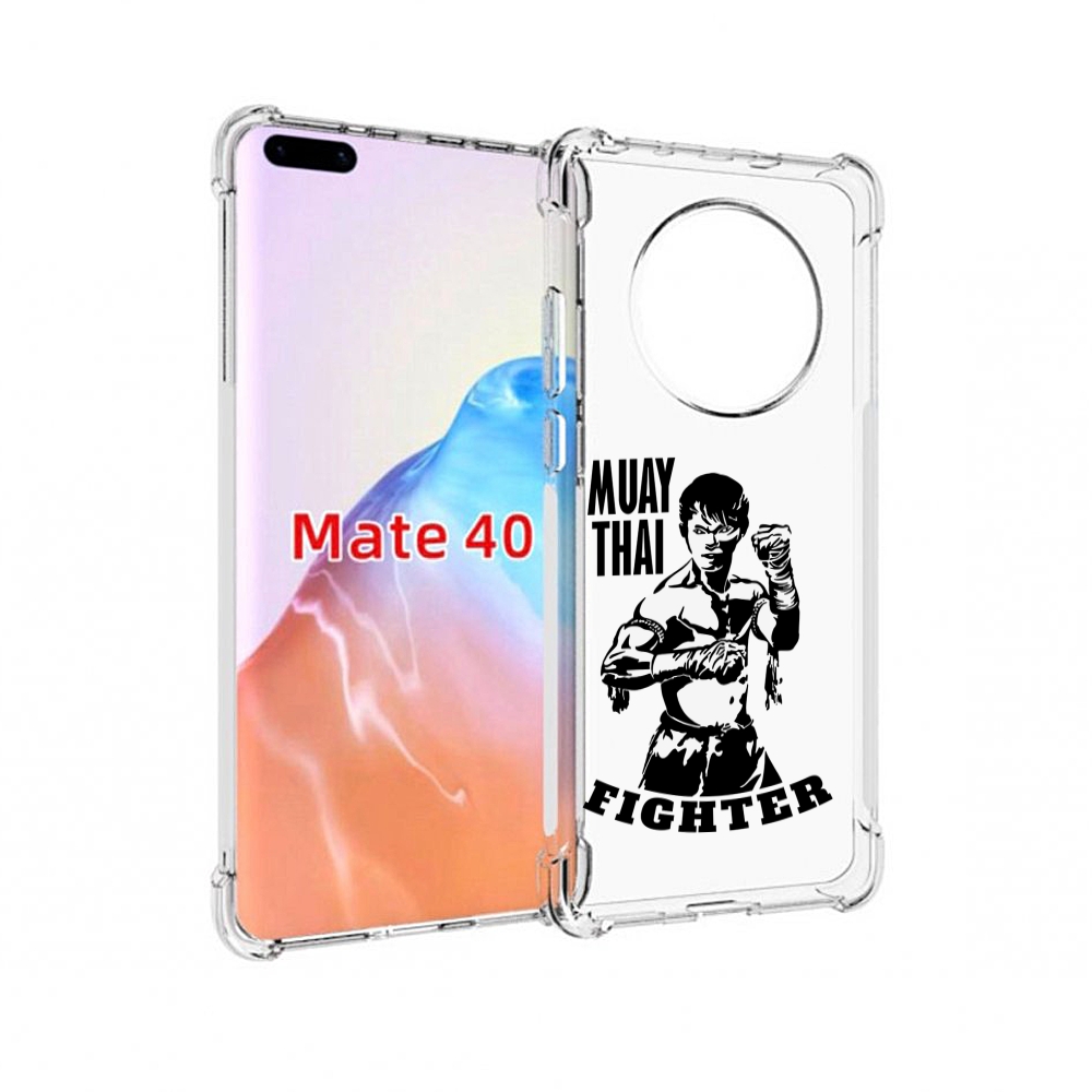 

Чехол MyPads Tocco для Huawei Mate 40 Единоборства муайтай, Прозрачный, Tocco