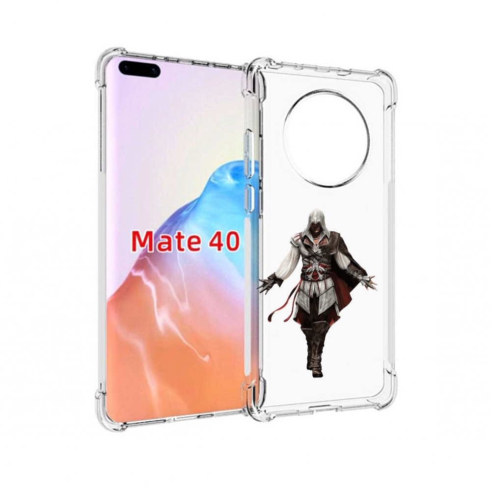 

Чехол MyPads Tocco для Huawei Mate 40 Assassin's-Creed мужской, Прозрачный, Tocco