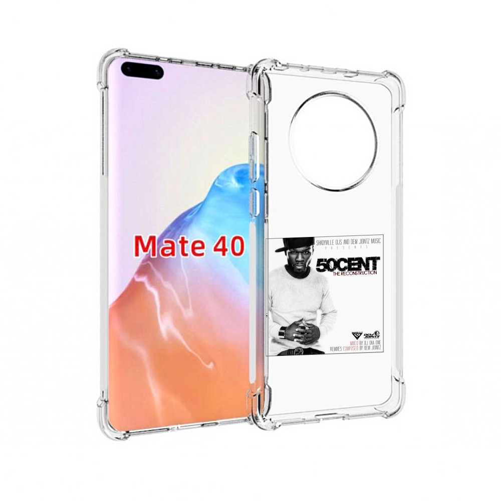 

Чехол MyPads Tocco для Huawei Mate 40 50 Cent - The Reconstruction, Прозрачный, Tocco