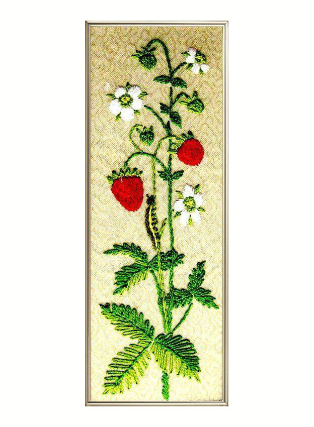 

Набор для вышивания ирисом "Вышивальная мозаика. Земляника" (гладь), 7х20 см, арт. 3004ЦВ