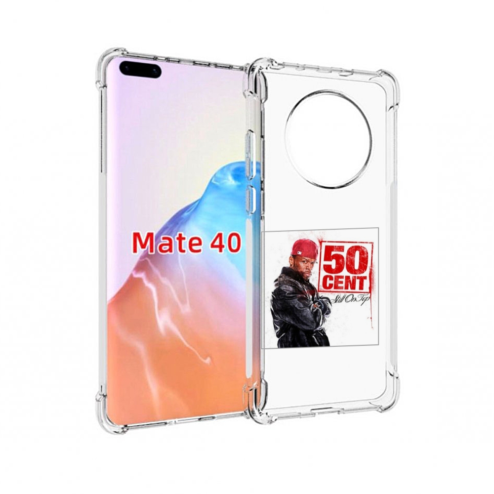 

Чехол MyPads Tocco для Huawei Mate 40 50 Cent - Still On Top, Прозрачный, Tocco