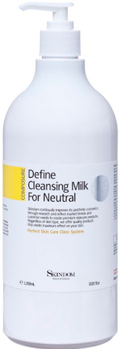 Skindom Молочко очищающее для нормальной кожи Define Cleansing Milk For Neutral, 1 л