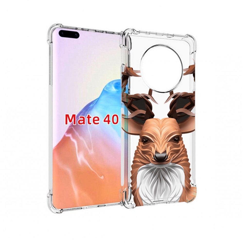 

Чехол MyPads Tocco для Huawei Mate 40 3D-олень, Прозрачный, Tocco