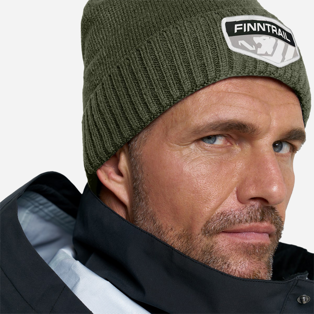 

Шапка бини мужская Finntrail 9714 хаки, р.60-62, 9714