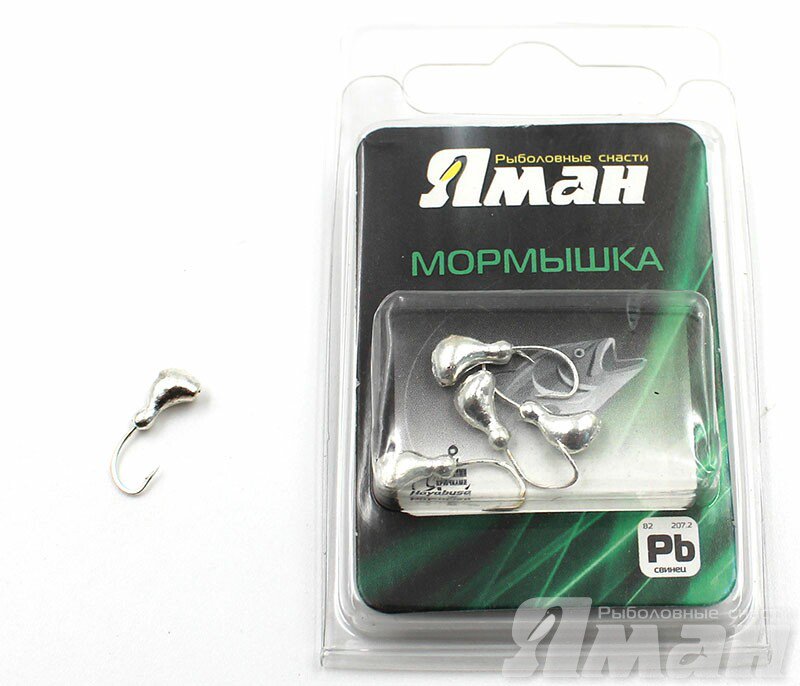 

Мормышка Яман ст. муравей с отв., цвет Silver Plated (5 шт.) Я-МР25, УТ000046314