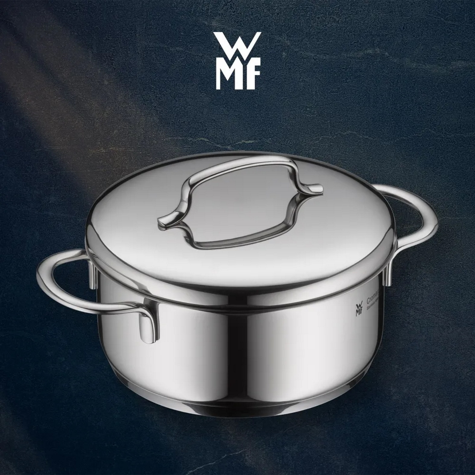 

Низкая кастрюля WMF Mini, 0,9 л, 14 см, подходит для всех типов плит, Серебристый, 0714766040