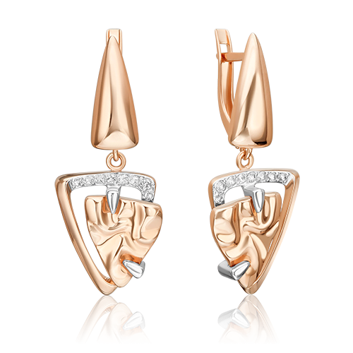 

Серьги из красного золота с топазом PLATINA jewelry 02-5103-00-201-1110, 02-5103-00-201-1110