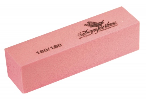 Купить Dona Jerdona, Баф шлифовочный 180/180, розовый*
