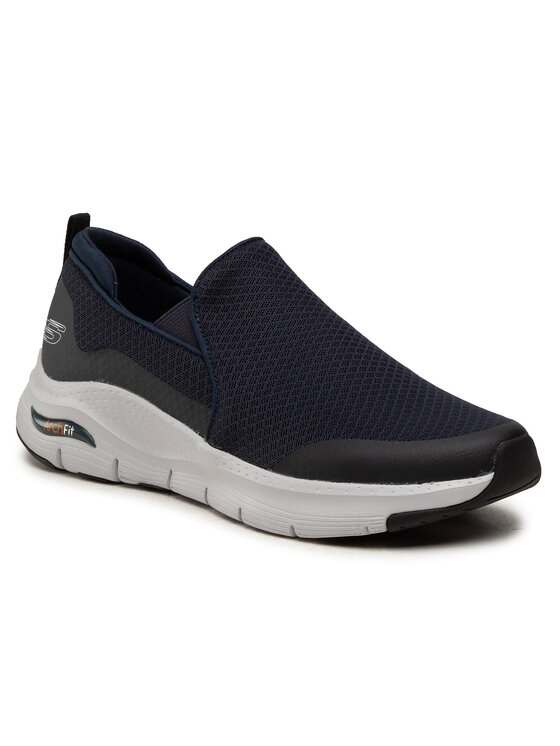 

Слипоны Banlin 232043/NVY Skechers синий 45 EU, Banlin 232043/NVY