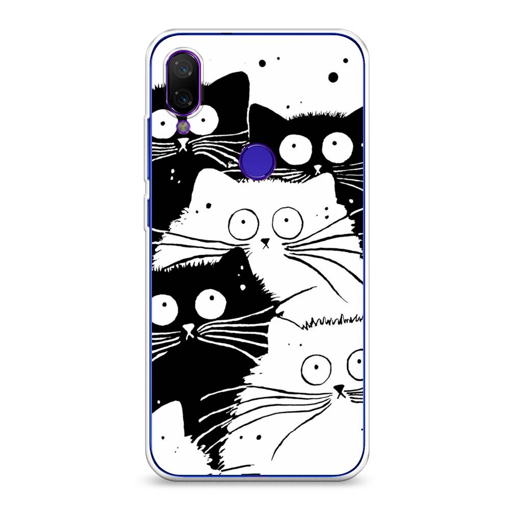 

Чехол Awog на Xiaomi Mi Play "Коты черно-белые", Разноцветный, 35350-2