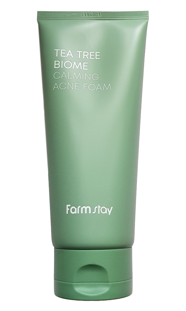 Пенка для умывания Farmstay Tea Tree Biome Acne Foam с зеленым чаем, против акне, 180 мл