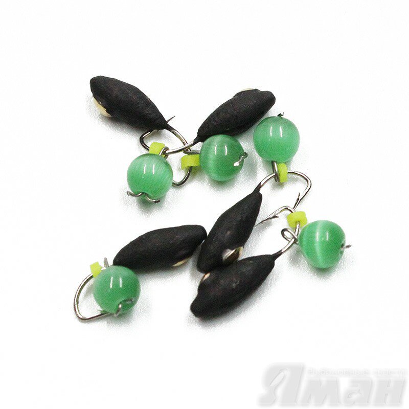 

Мормышка вольфрамрам безнасадочная Яман Овсинка коронка латунь, d-3 мм, 0,7 г (5 шт.), УТ000046103