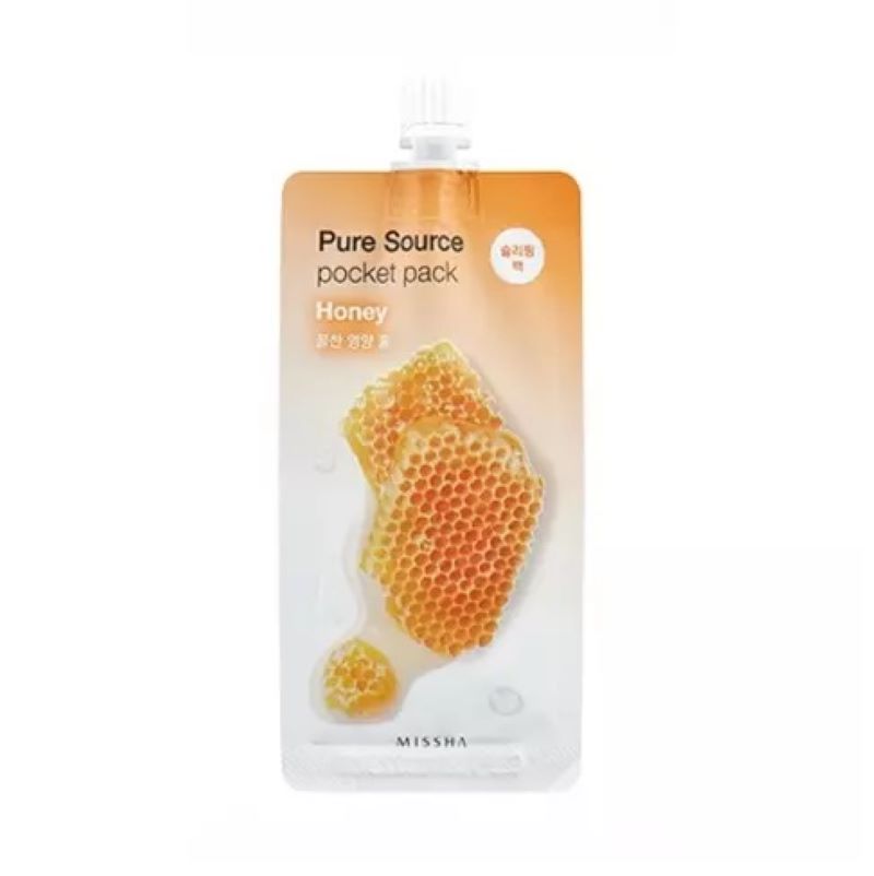

Маска для лица MISSHA с медом, 10 мл, 6 шт, Pure Source Pocket pack Honey