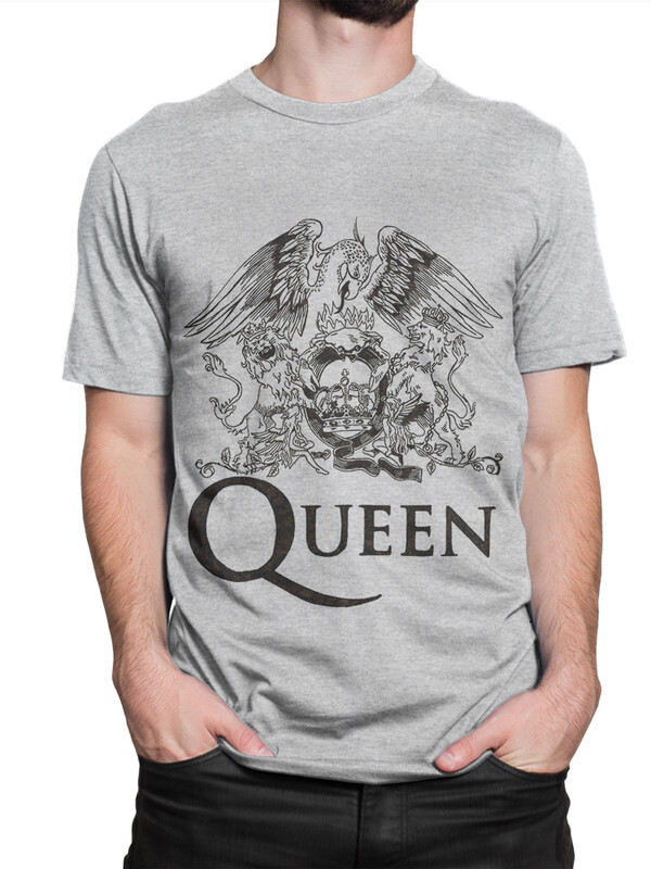 фото Футболка мужская design heroes queen серая s