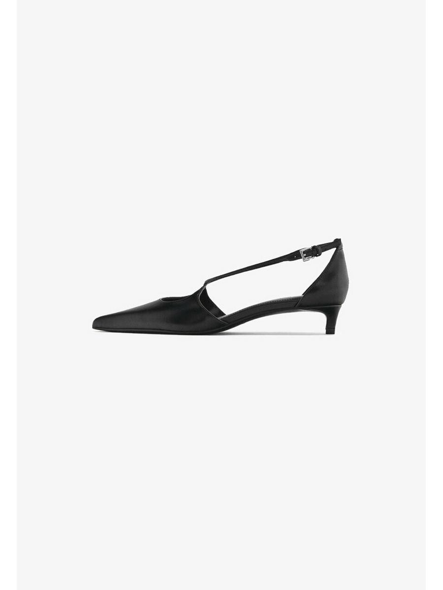 

Туфли женские Massimo Dutti M3I11B03V черные 37 EU, Черный, M3I11B03V