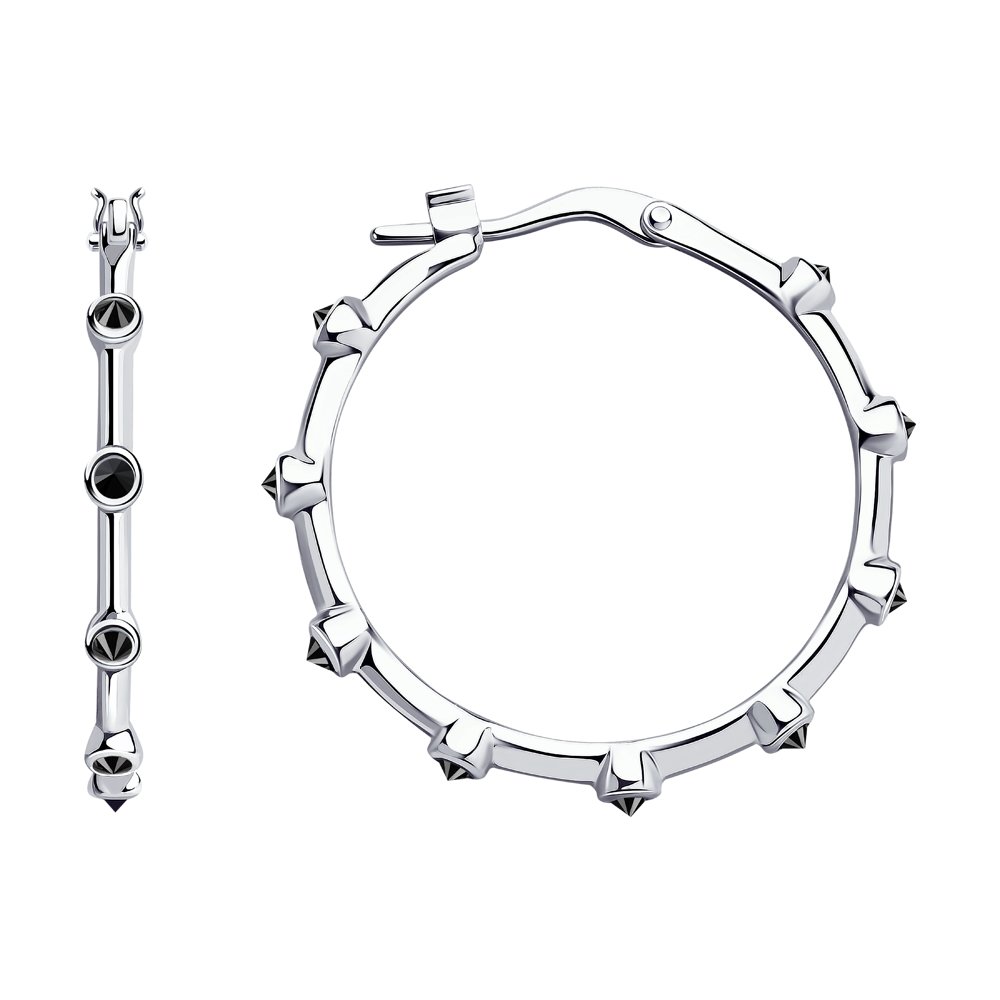 

Серьги из серебра с фианитом SKLV 94024790, 94024790