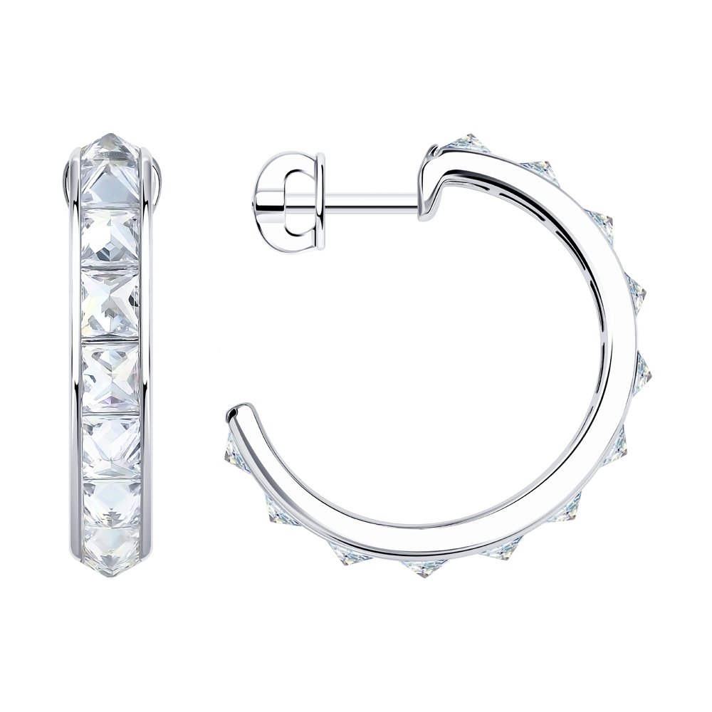 

Серьги из серебра с фианитом SKLV 94024780, 94024780