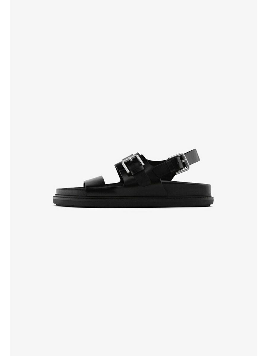 

Сандалии женские Massimo Dutti M3I11A0N1 черные 39 EU, Черный, M3I11A0N1
