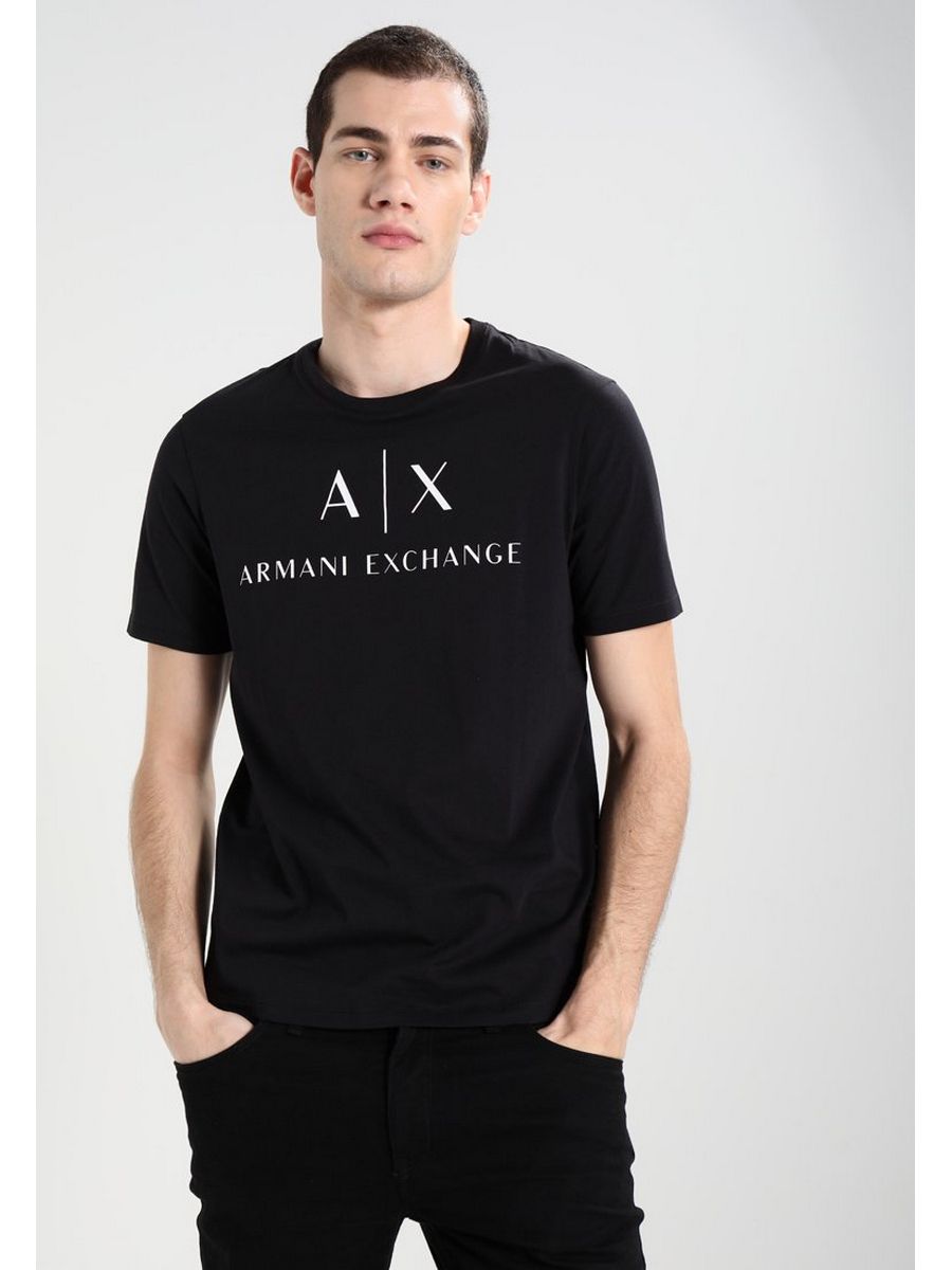 

Футболка мужская Armani Exchange ARC22O00D черная M, Черный, ARC22O00D