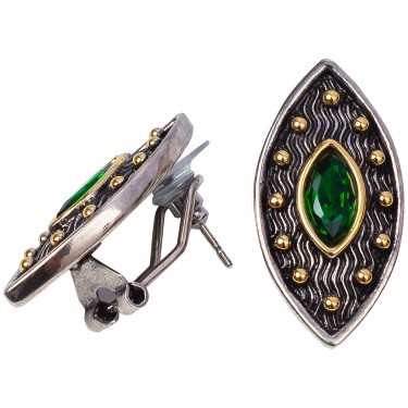 

Серьги из бижутерного сплава с кристаллами WowMan Jewelry R814019E-001SGGN, R814019E-001SGGN