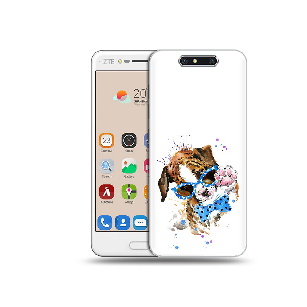 

Чехол MyPads Tocco для ZTE Blade V8 лапочка (PT100217.451.434), Прозрачный, Tocco