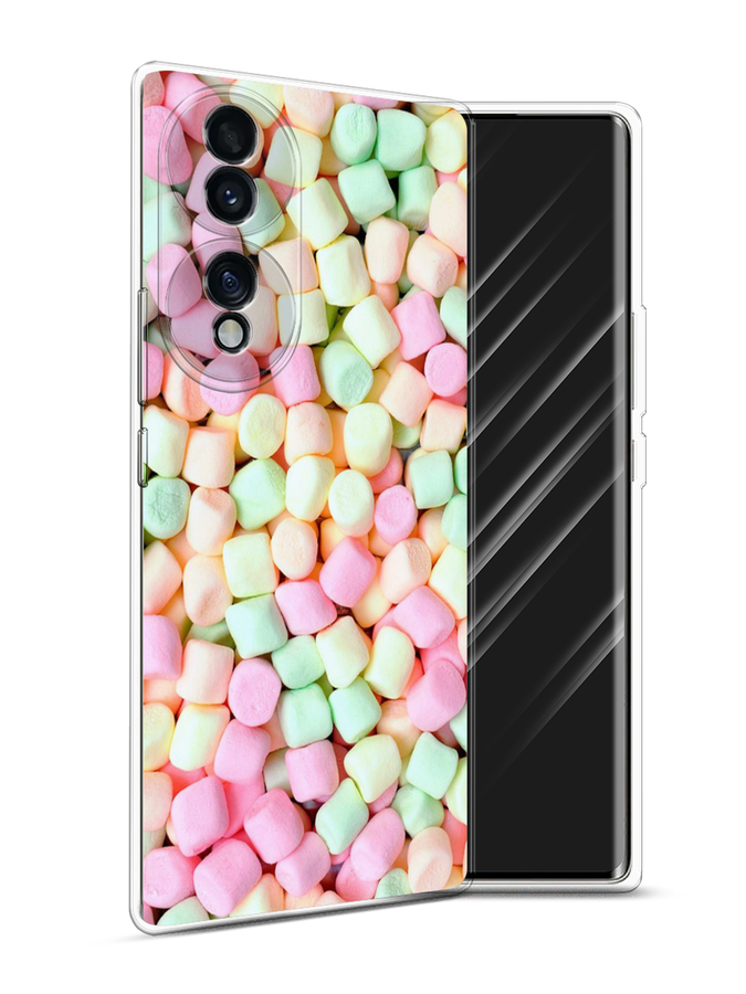 

Чехол Awog на Honor 70 "Marshmallows", Разноцветный, 6108250-10