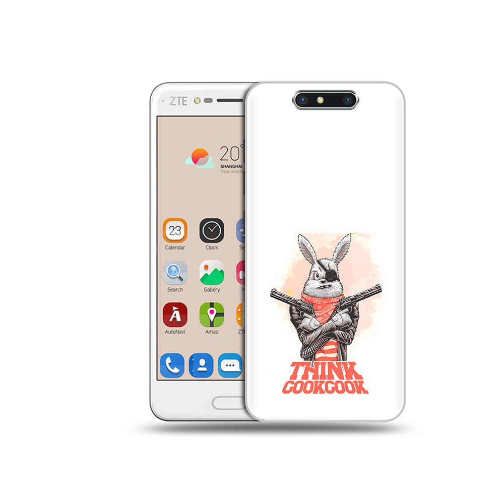 Чехол MyPads Tocco для ZTE Blade V8 кролик пират (PT100217.451.419)
