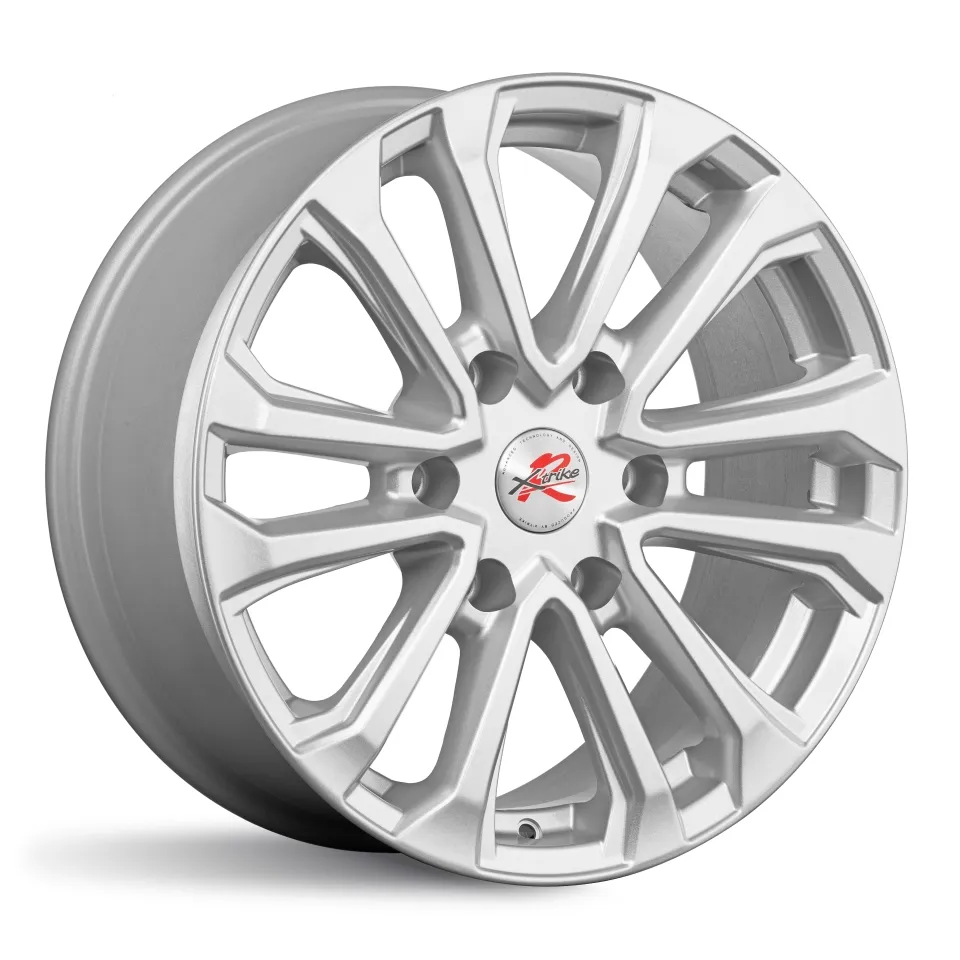 

Колесный диск X'trikeRST R117 R17 6*139,7 ET25 Dia 106.1, литой серебро для Prado., Серебристый