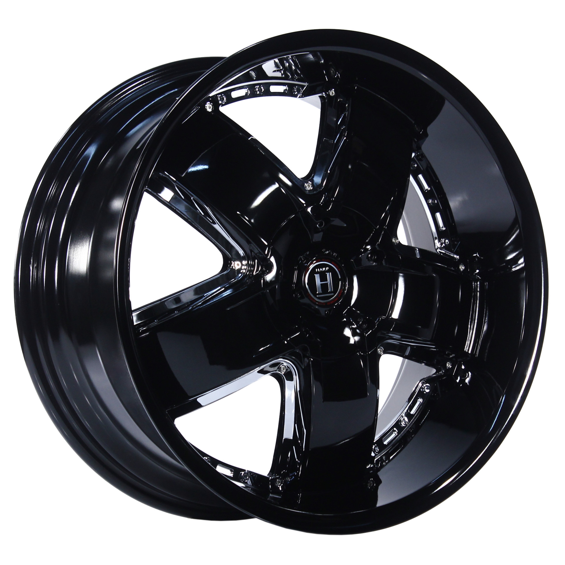 

Колесный диск Harp Y-18 glossy-black__chrome-attachment 9.5x20/6x139.7 D108.1 ET15