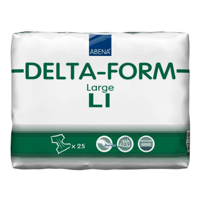 

Подгузники для взрослых Abena Delta-Form L1 25 шт., Delta-Form