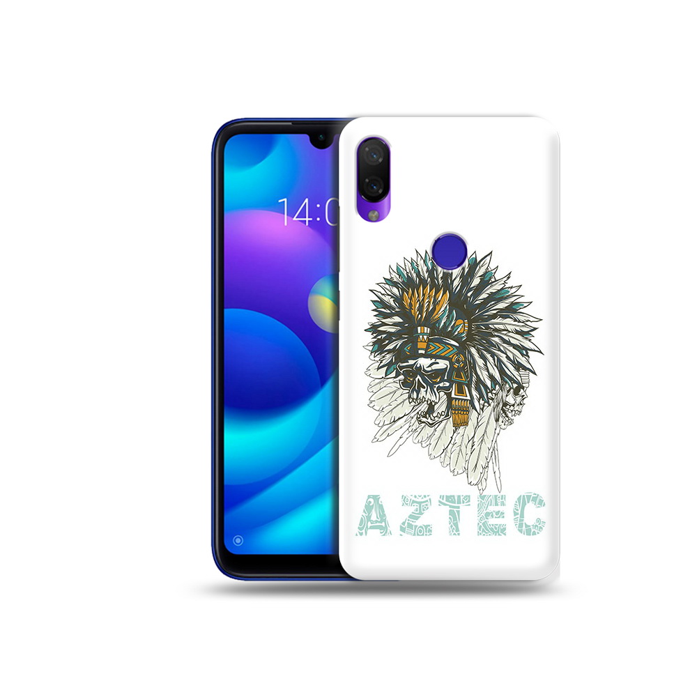 

Чехол MyPads Tocco для Xiaomi Mi Play скелет индеец (PT128724.322.602), Прозрачный, Tocco