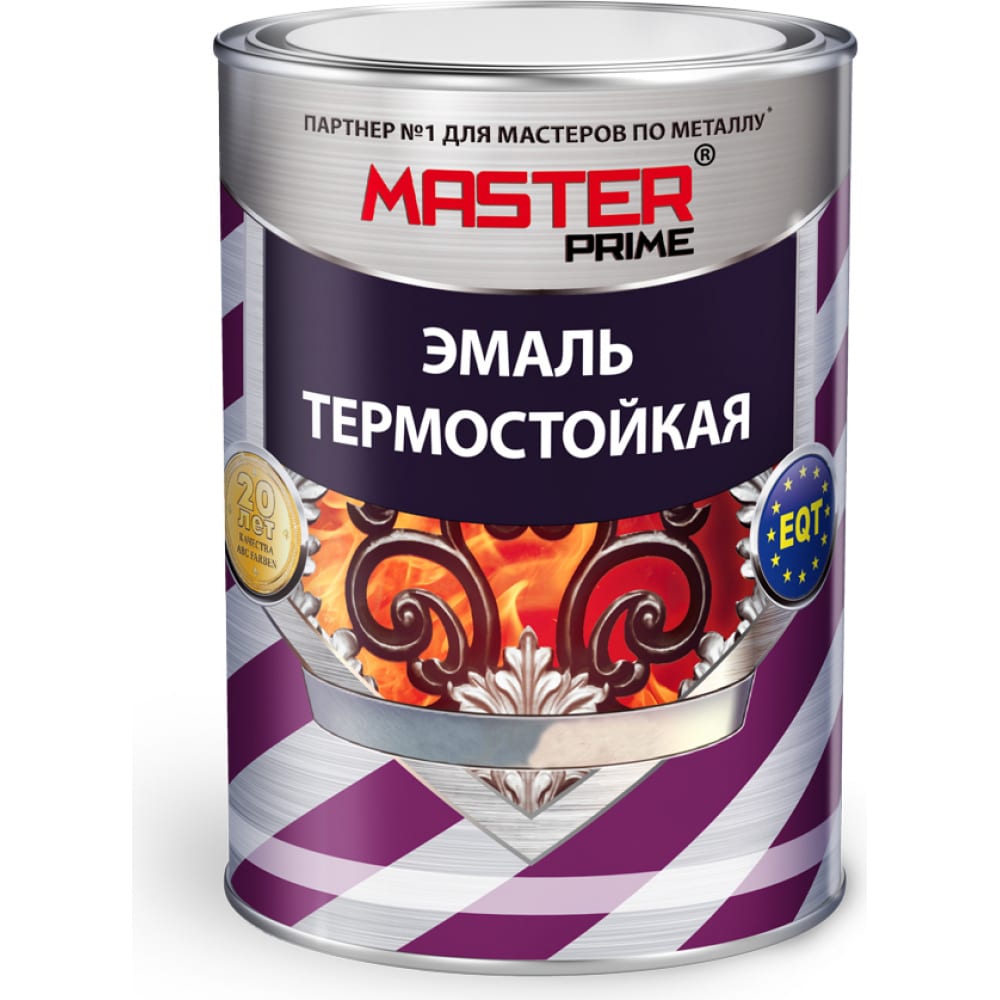 фото Master prime эмаль термостойкая белый (0.8 кг) 4300006840