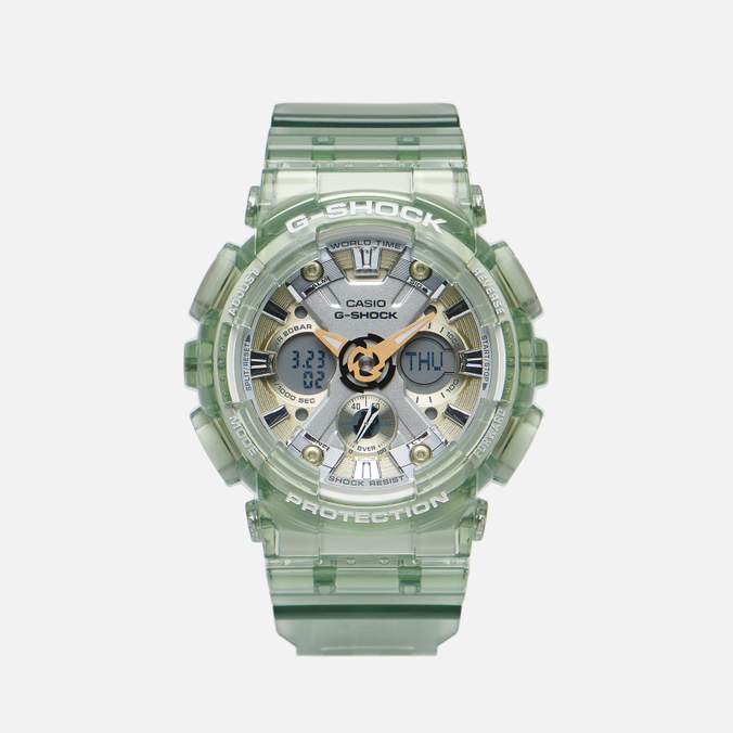 

Наручные часы CASIO G-SHOCK GMA-S120GS-3A Skeleton S зелёный, Размер, G-SHOCK GMA-S120GS-3A Skeleton S