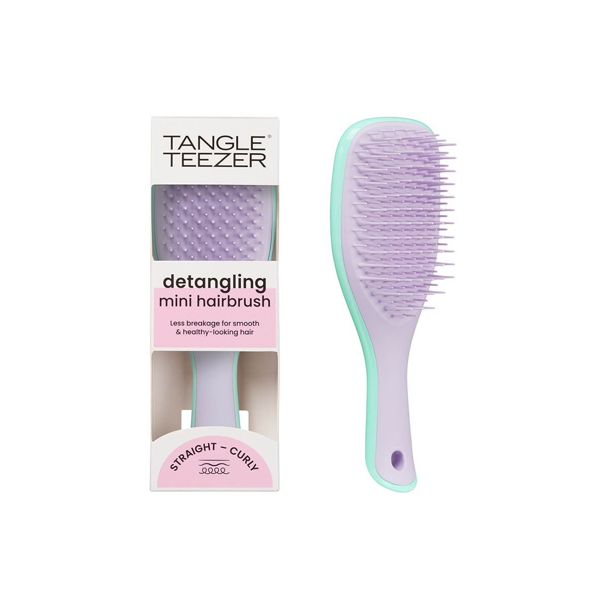 Расческа Tangle Teezer The Ultimate (Wet) Detangler Mini Wisteria Leaf шампунь для собак beaphar provitamin anti tangle от колтунов фруктовый 250 мл